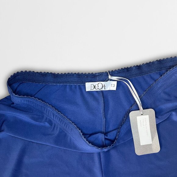 NWT DECA Wide Leg Cropped Trousers Elastic Waist Comfortable Fit Women's Pants - Picture 5 of 6